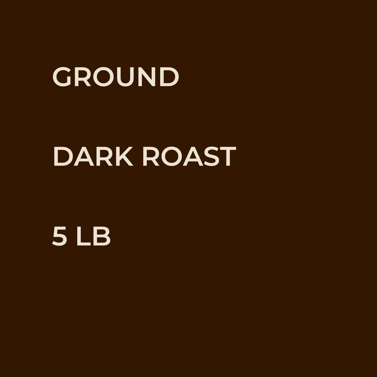 Don Memo Coffee - Ground - Dark Roast - 5lb