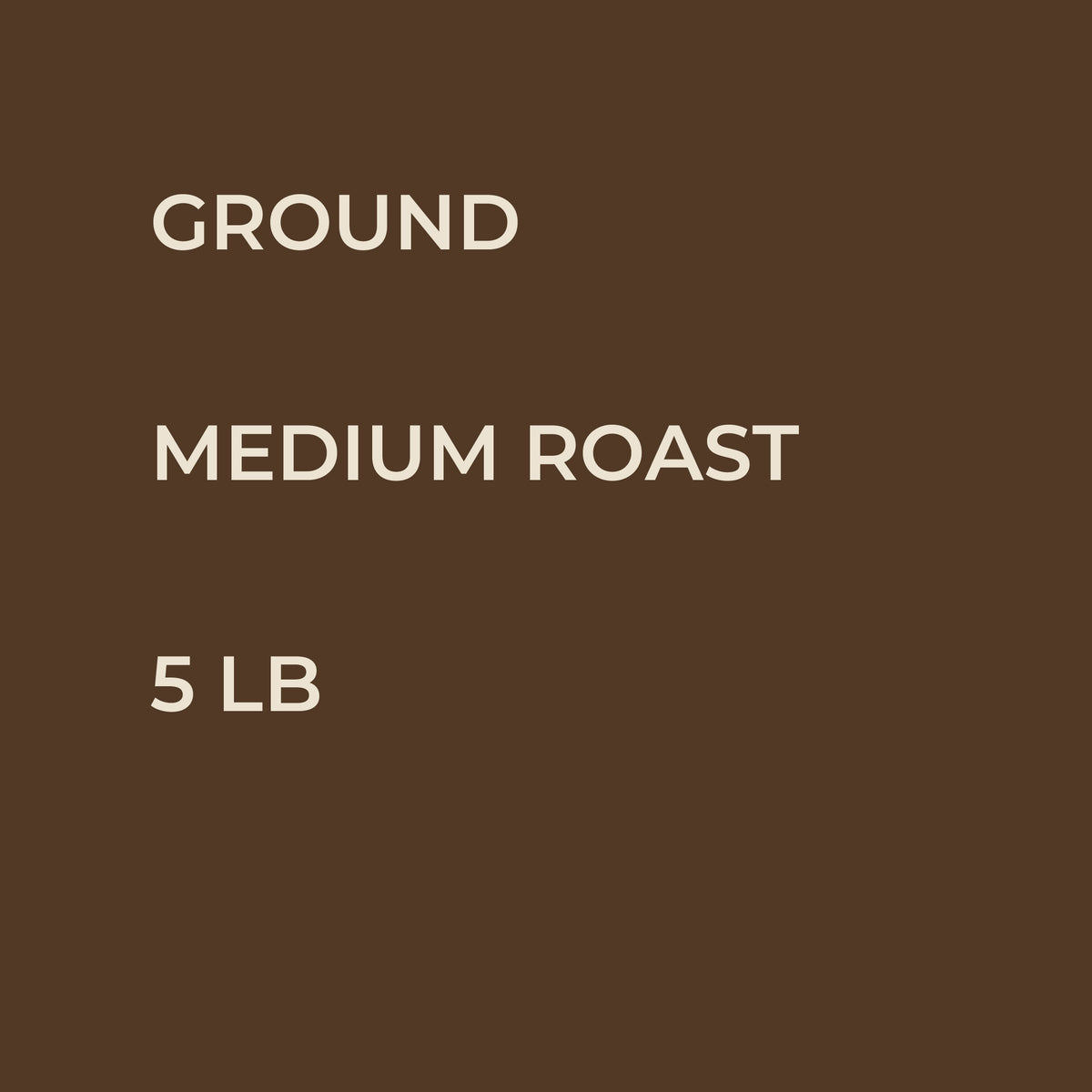 Don Memo Coffee - Ground - Medium Roast - 5lb