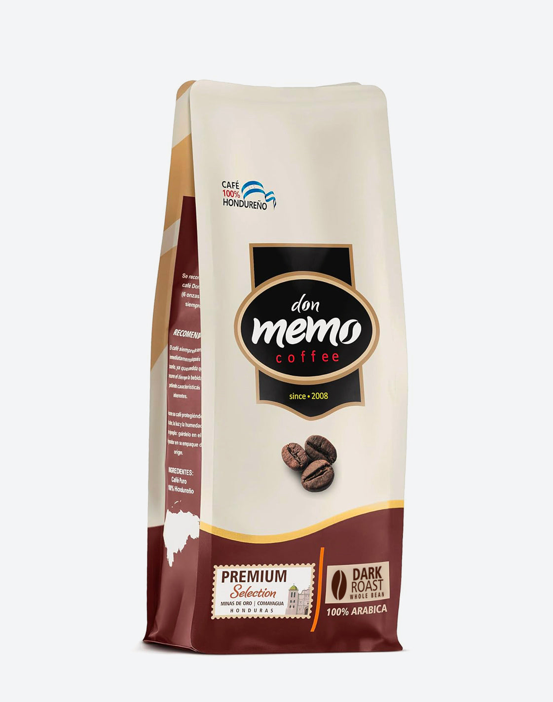 Don Memo Coffee - Whole Beans - Dark Roast - 12oz