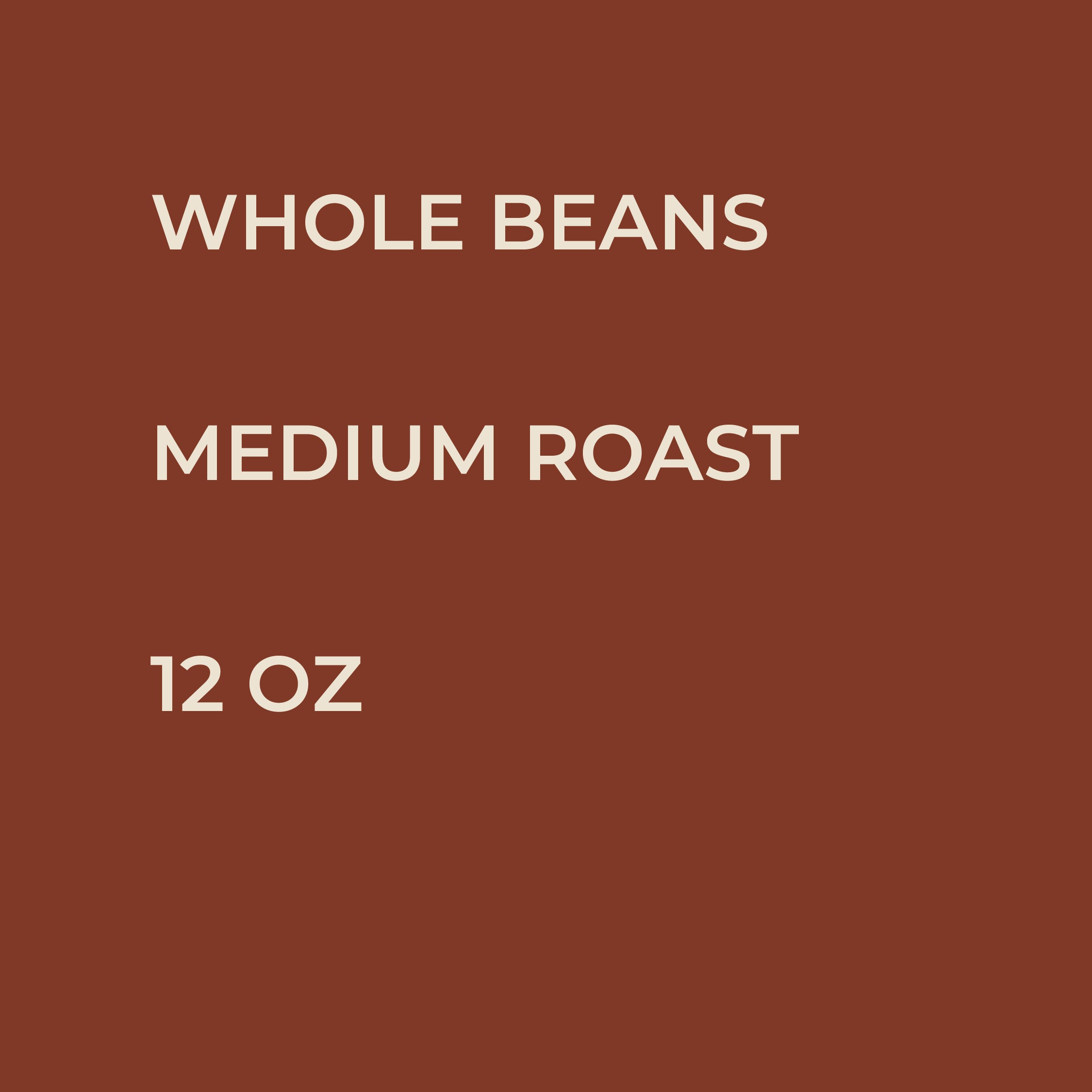Don Memo Coffee - Whole Beans - Medium Roast - 12oz