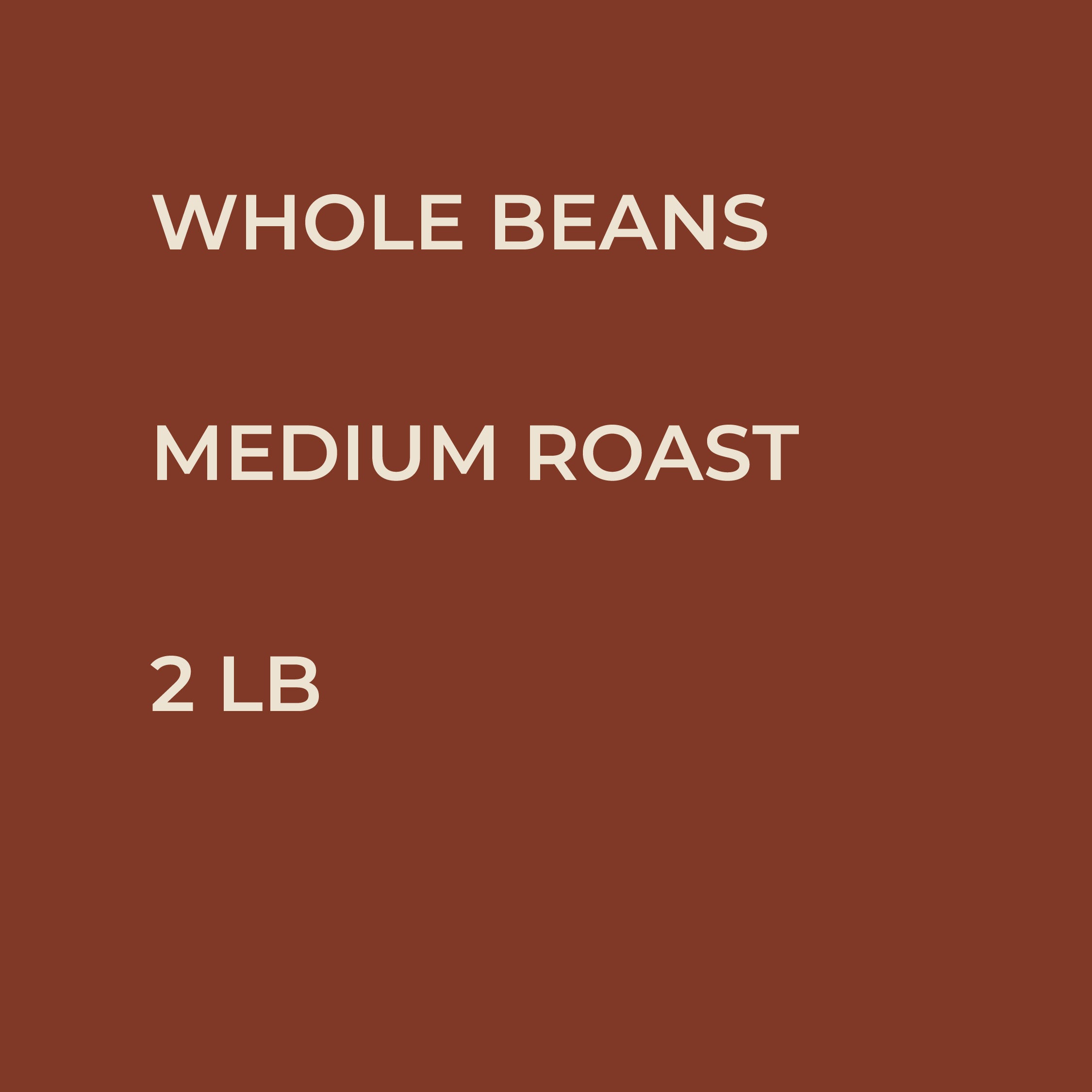 Don Memo Coffee - Whole Beans - Medium Roast - 2lb